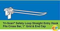Tri-Scan Safety Loop Straight Entry Hooks