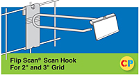 Flip Scan Scan Hooks - Fits 2" and 3" Grid