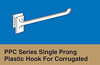 PPC Series Single Prong Plastic Hook