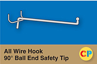 All Wire Hook 90º Ball End Safety Tip