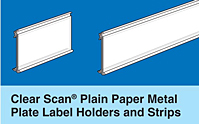clear scan plain paper holders