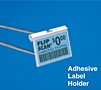 flip scan adhesive label holder