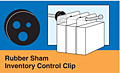 Rubber Sham - Inventory Control Clip