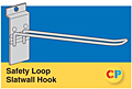 Safety Loop Slatwall Hooks