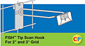 Fish Tip Scan Hooks - Fits 2" and 3" Grid
