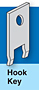 Hook Key for Plastic Hooks and Wall Tags