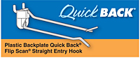 Plastic Backplate Quick Back Flip Scan Straight Entry Hooks