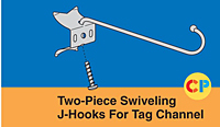 Two-Piece Swiveling J-Hooks