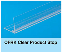OFRK Clear Front Product Stop for Pusher and Dividers
