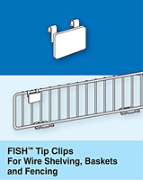 fish tip clips for wire shelving