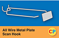 All Wire Metal Plate Scan Hooks