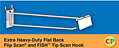Extra Heavy-Duty Flat Back Flip Scan Hooks