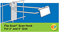 Flip Scan Scan Hooks - Fits 2" and 3" Grid