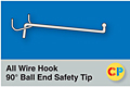 All Wire Hook 90&deg; Ball End Safety Tip