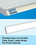 Flexible-Back Low Profile Clear Scan Label Strips