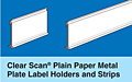 clear scan plain paper holders